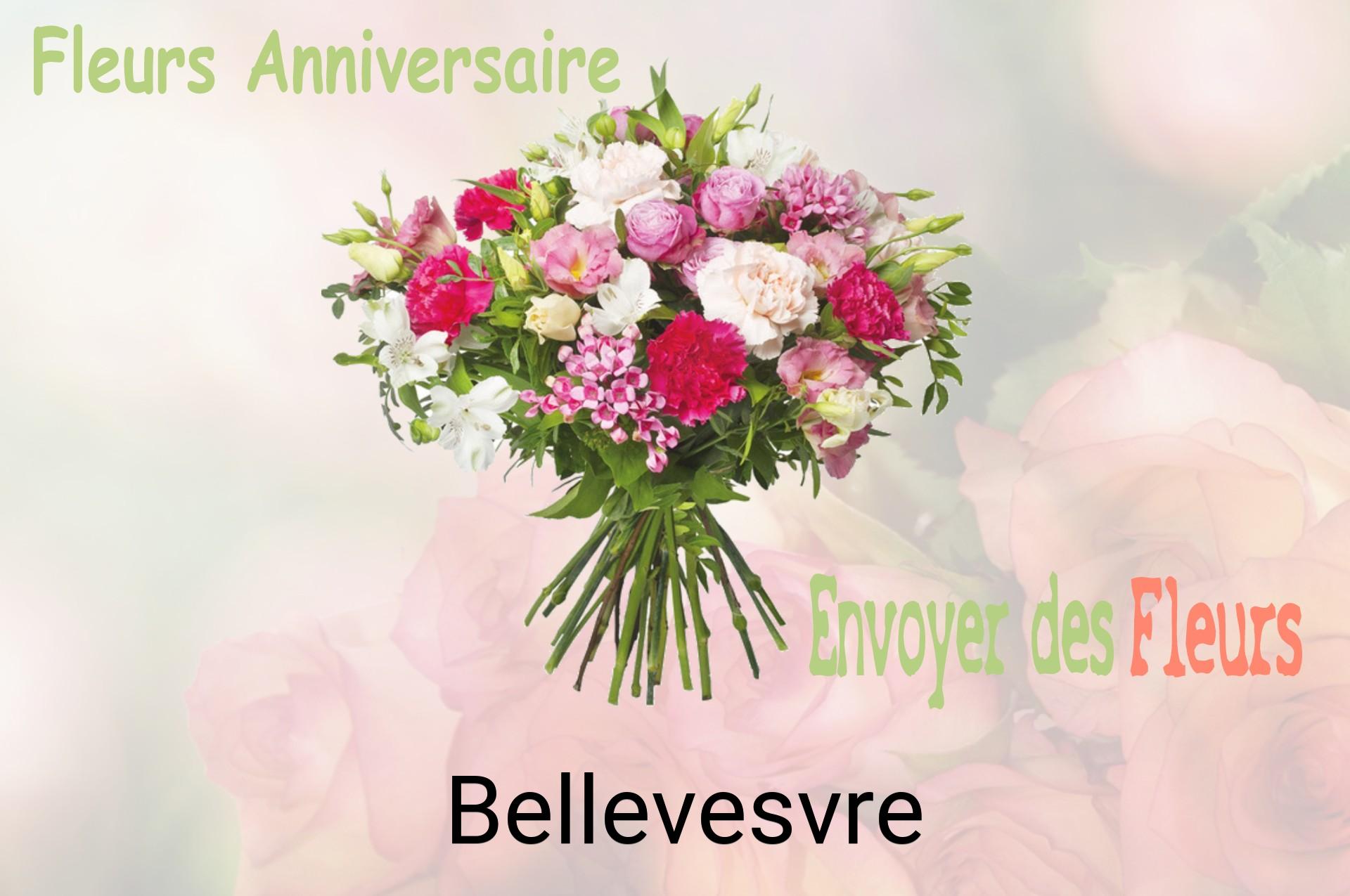 Bouquet de fleurs d’anniversaire livré à Bellevesvre